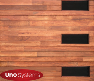 SINGLE SLATTED GLASS DOOR FINGER JOINT